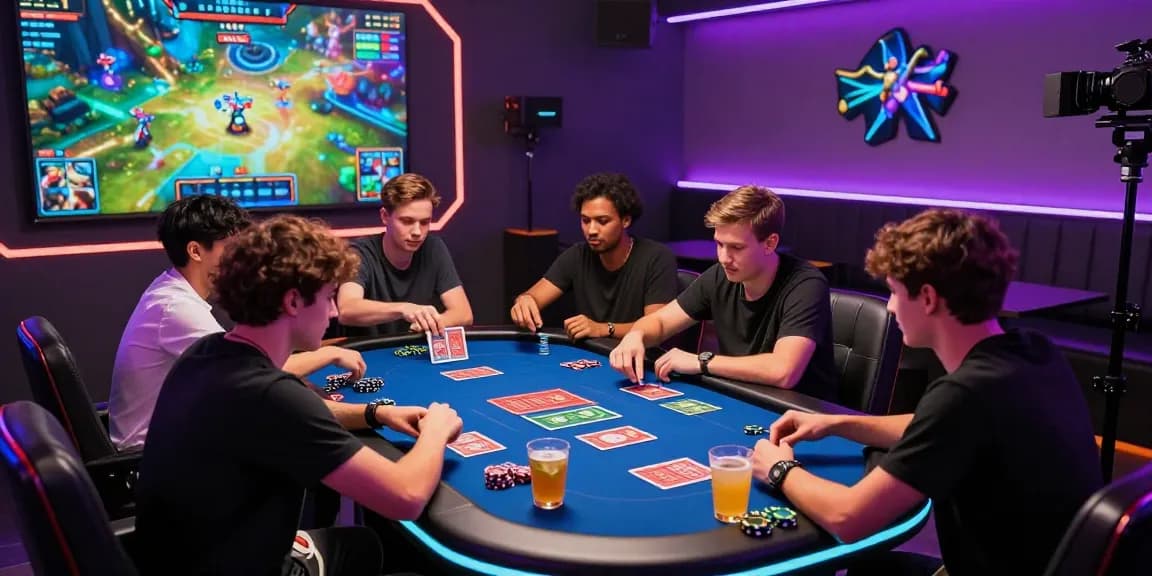 Engaging gaming scene at https://gemwin.pics/ capturing friends enjoying card games with dynamic visuals and modern design.
