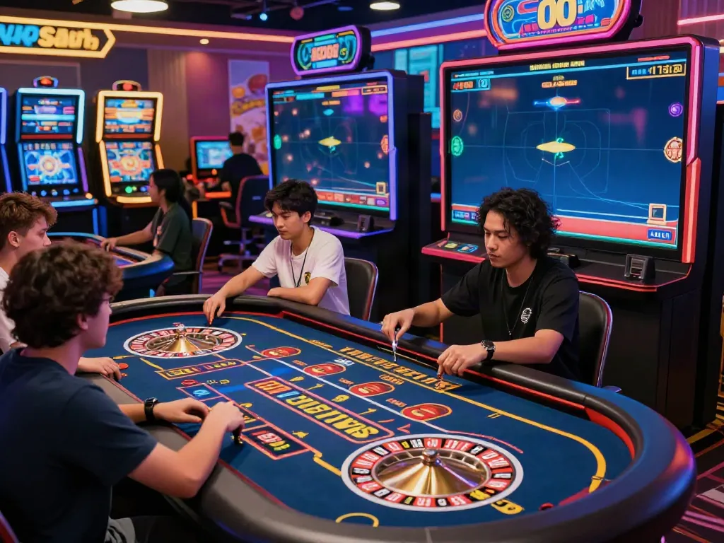 Exciting online gaming experience at TA88 with players enjoying interactive casino games.