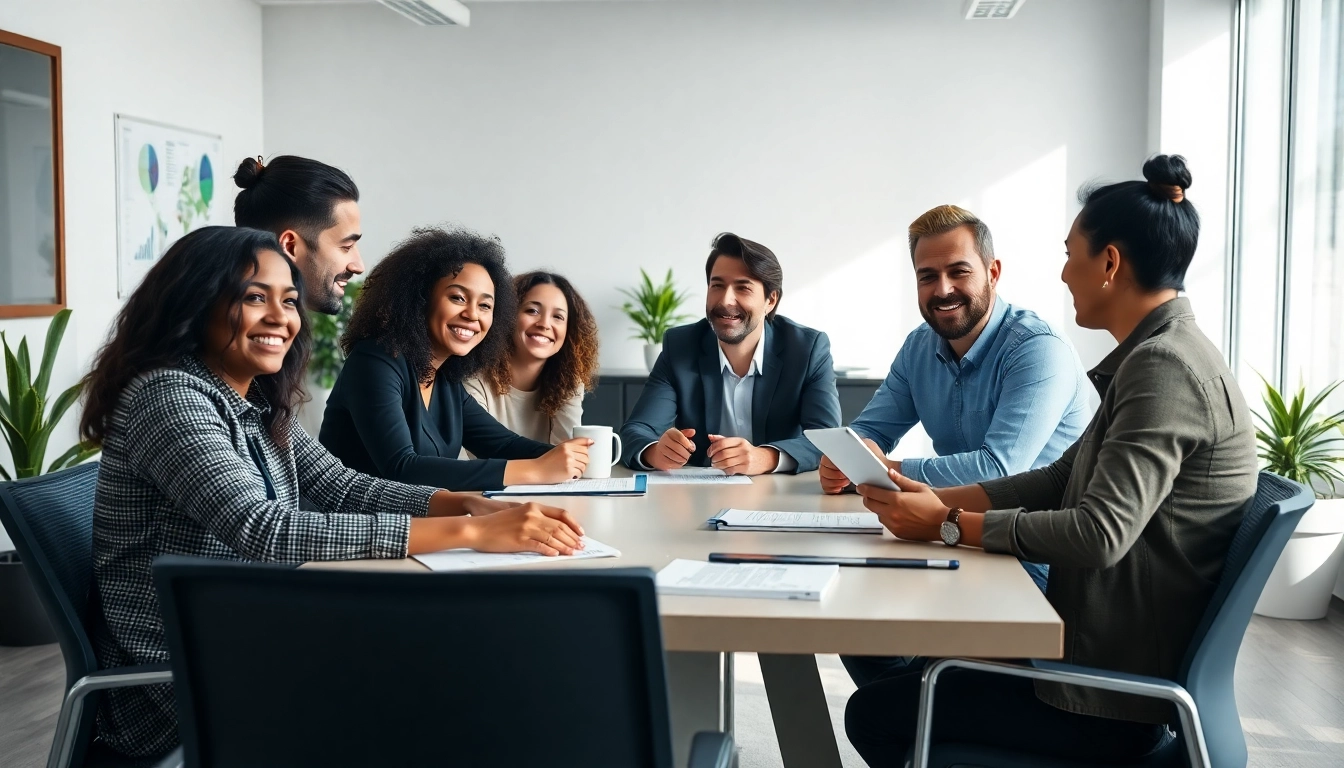 Headhunter Ingenieure beraten Ingenieure in einem modernen Büroumfeld.